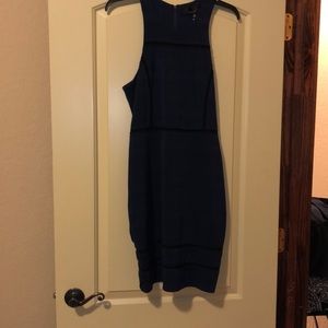 Navy Blue Cocktail Dress